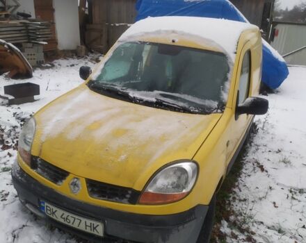 Желтый Рено Кенгу, объемом двигателя 1.5 л и пробегом 200 тыс. км за 1800 $, фото 1 на Automoto.ua