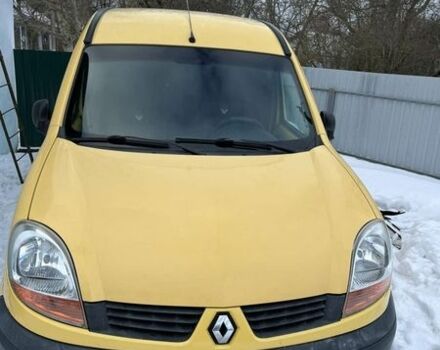 Желтый Рено Кенгу, объемом двигателя 1.46 л и пробегом 179 тыс. км за 4200 $, фото 1 на Automoto.ua