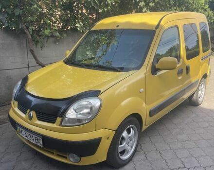 Желтый Рено Кенгу, объемом двигателя 1.5 л и пробегом 320 тыс. км за 3900 $, фото 1 на Automoto.ua
