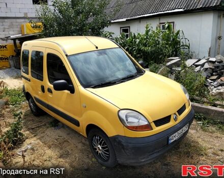 Желтый Рено Кенгу, объемом двигателя 1.5 л и пробегом 308 тыс. км за 3250 $, фото 1 на Automoto.ua