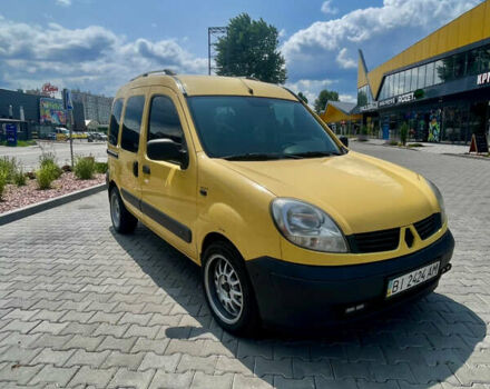 Желтый Рено Кенгу, объемом двигателя 1.5 л и пробегом 260 тыс. км за 4700 $, фото 1 на Automoto.ua