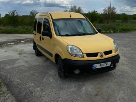 Рено Кенгу 2008 в Самборе на Automoto.ua Желтый Рено Кенгу, объемом двигателя 1.5 л и пробегом 218 тыс. км за 4300 $, фото 1 на Automoto.ua