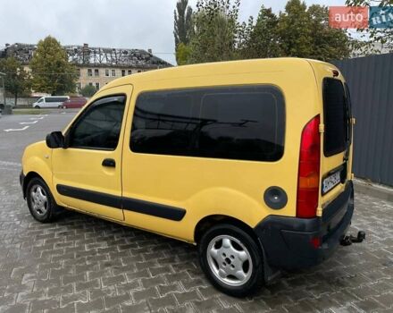 Желтый Рено Кенгу, объемом двигателя 1.5 л и пробегом 380 тыс. км за 3800 $, фото 1 на Automoto.ua