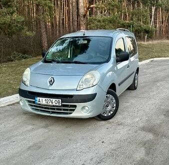 Серый Рено Кенгу, объемом двигателя 1.46 л и пробегом 306 тыс. км за 6000 $, фото 1 на Automoto.ua