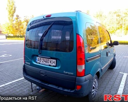 Синий Рено Кенгу, объемом двигателя 1.4 л и пробегом 360 тыс. км за 3800 $, фото 2 на Automoto.ua