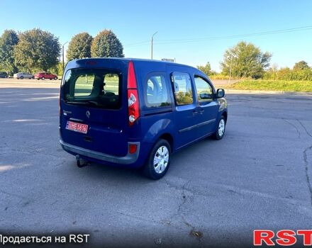Рено Кенгу 2010 в Одессе на Automoto.ua Синий Рено Кенгу, объемом двигателя 1.5 л и пробегом 202 тыс. км за 7200 $, фото 5 на Automoto.ua
