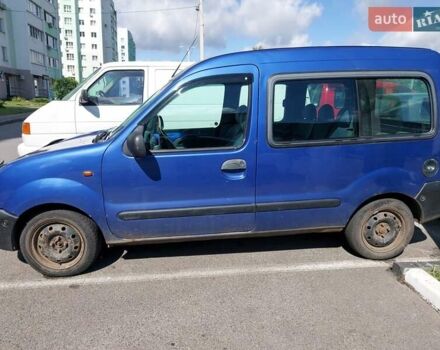 Синий Рено Кенгу, объемом двигателя 1.4 л и пробегом 222 тыс. км за 2500 $, фото 2 на Automoto.ua