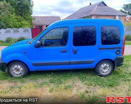 Синий Рено Кенгу, объемом двигателя 1.9 л и пробегом 220 тыс. км за 3500 $, фото 2 на Automoto.ua