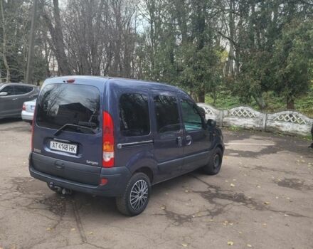 Синий Рено Кенгу, объемом двигателя 1.5 л и пробегом 325 тыс. км за 3200 $, фото 4 на Automoto.ua