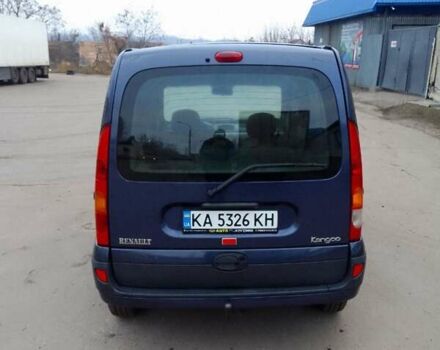 Синий Рено Кенгу, объемом двигателя 1.6 л и пробегом 328 тыс. км за 4200 $, фото 3 на Automoto.ua