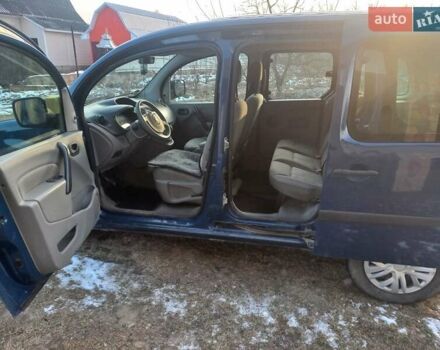 Синий Рено Кенгу, объемом двигателя 1.5 л и пробегом 269 тыс. км за 6450 $, фото 3 на Automoto.ua