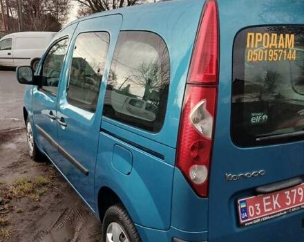 Синий Рено Кенгу, объемом двигателя 1.6 л и пробегом 220 тыс. км за 6850 $, фото 4 на Automoto.ua