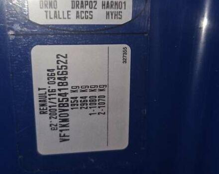 Синій Рено Кєнгу, об'ємом двигуна 1.5 л та пробігом 246 тис. км за 6350 $, фото 24 на Automoto.ua