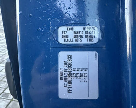 Синий Рено Кенгу, объемом двигателя 1.6 л и пробегом 218 тыс. км за 5799 $, фото 18 на Automoto.ua