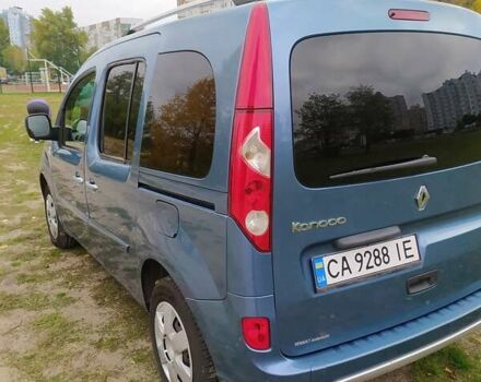 Синий Рено Кенгу, объемом двигателя 1.5 л и пробегом 210 тыс. км за 8300 $, фото 16 на Automoto.ua