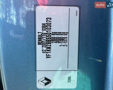 Синий Рено Кенгу, объемом двигателя 1.5 л и пробегом 208 тыс. км за 9900 $, фото 33 на Automoto.ua