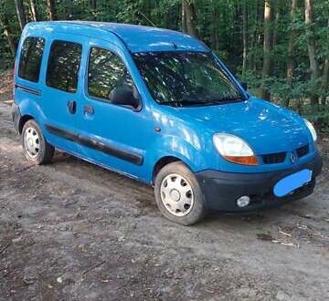 Рено Кенгу 2003 в Деражне на Automoto.ua Синий Рено Кенгу, объемом двигателя 1.5 л и пробегом 251 тыс. км за 3600 $, фото 1 на Automoto.ua