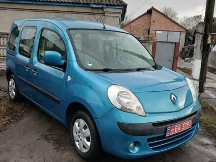 Синий Рено Кенгу, объемом двигателя 1.6 л и пробегом 220 тыс. км за 6850 $, фото 1 на Automoto.ua