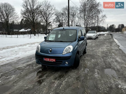 Синий Рено Кенгу, объемом двигателя 1.6 л и пробегом 197 тыс. км за 7499 $, фото 1 на Automoto.ua