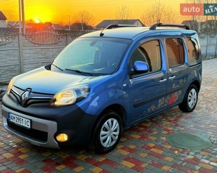 Синий Рено Кенгу, объемом двигателя 1.2 л и пробегом 112 тыс. км за 10500 $, фото 1 на Automoto.ua