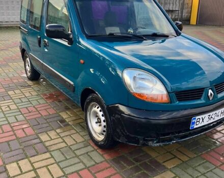 Зеленый Рено Кенгу, объемом двигателя 1.5 л и пробегом 270 тыс. км за 2800 $, фото 1 на Automoto.ua