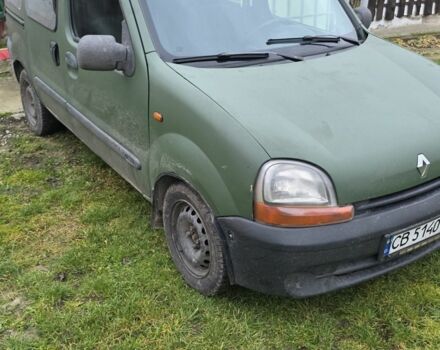 Зеленый Рено Кенгу, объемом двигателя 1.4 л и пробегом 284 тыс. км за 1650 $, фото 1 на Automoto.ua