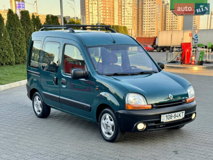 Зеленый Рено Кенгу, объемом двигателя 1.4 л и пробегом 209 тыс. км за 3600 $, фото 1 на Automoto.ua
