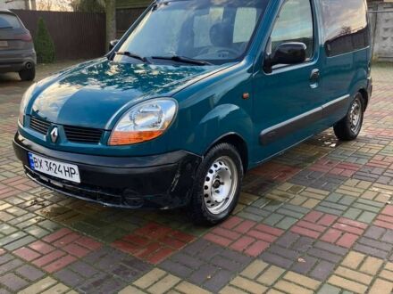 Зеленый Рено Кенгу, объемом двигателя 1.5 л и пробегом 270 тыс. км за 2800 $, фото 1 на Automoto.ua