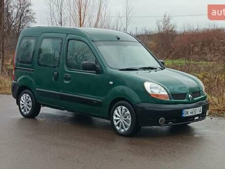 Зеленый Рено Кенгу, объемом двигателя 1.4 л и пробегом 412 тыс. км за 2450 $, фото 1 на Automoto.ua