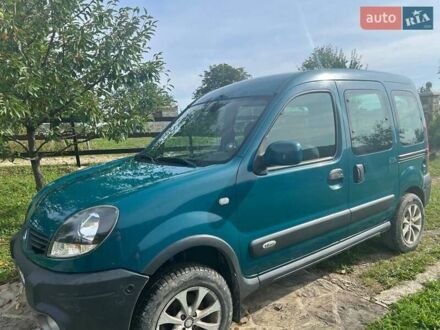 Зеленый Рено Кенгу, объемом двигателя 1.6 л и пробегом 319 тыс. км за 5600 $, фото 1 на Automoto.ua