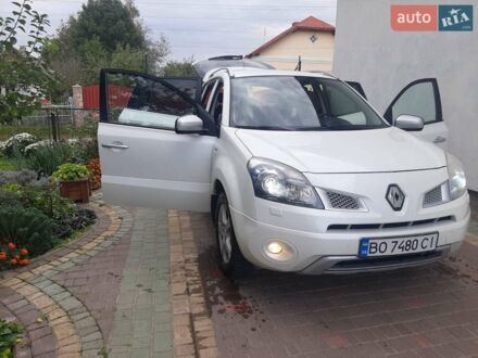 Білий Рено Колеос, об'ємом двигуна 2 л та пробігом 208 тис. км за 10800 $, фото 1 на Automoto.ua