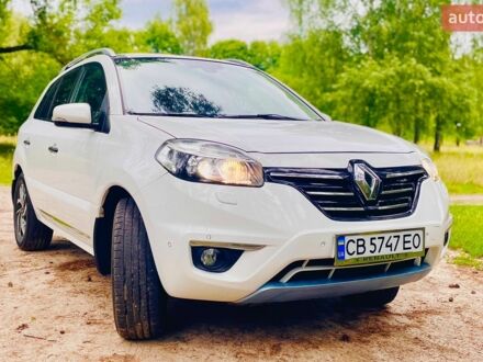 Белый Рено Колеос, объемом двигателя 2.49 л и пробегом 224 тыс. км за 11900 $, фото 1 на Automoto.ua