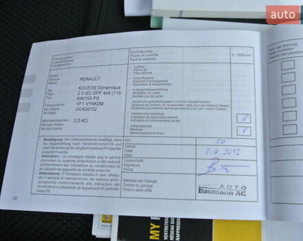 Серый Рено Колеос, объемом двигателя 2 л и пробегом 172 тыс. км за 14400 $, фото 57 на Automoto.ua