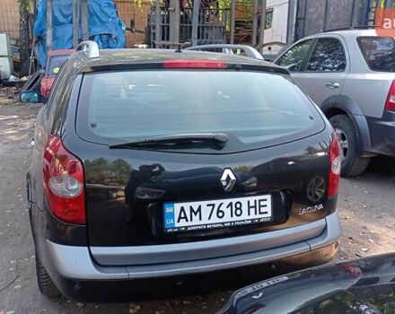 Черный Рено Лагуна, объемом двигателя 2.19 л и пробегом 264 тыс. км за 3850 $, фото 7 на Automoto.ua