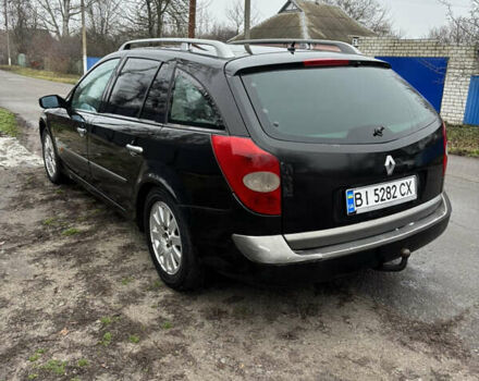 Черный Рено Лагуна, объемом двигателя 2 л и пробегом 430 тыс. км за 2300 $, фото 1 на Automoto.ua