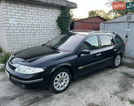 Черный Рено Лагуна, объемом двигателя 2 л и пробегом 313 тыс. км за 2200 $, фото 1 на Automoto.ua