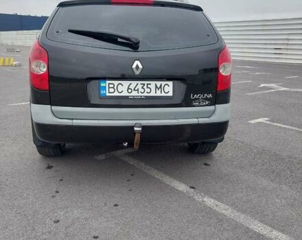Черный Рено Лагуна, объемом двигателя 2 л и пробегом 327 тыс. км за 3500 $, фото 8 на Automoto.ua