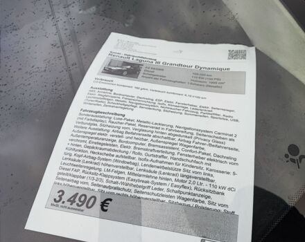 Черный Рено Лагуна, объемом двигателя 2 л и пробегом 170 тыс. км за 4063 $, фото 14 на Automoto.ua