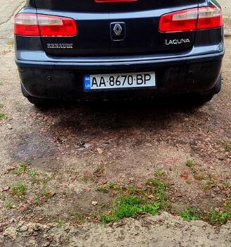 Черный Рено Лагуна, объемом двигателя 2 л и пробегом 352 тыс. км за 3100 $, фото 5 на Automoto.ua