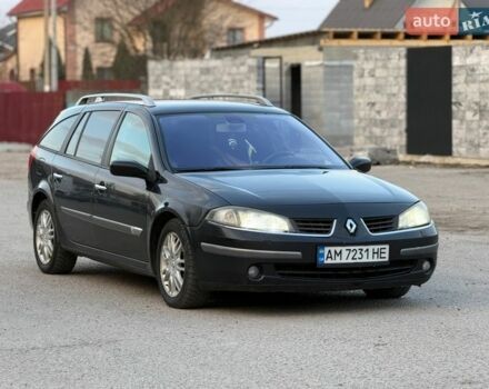 Черный Рено Лагуна, объемом двигателя 2 л и пробегом 300 тыс. км за 3650 $, фото 1 на Automoto.ua