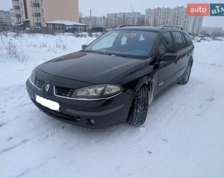 Черный Рено Лагуна, объемом двигателя 2 л и пробегом 165 тыс. км за 4400 $, фото 1 на Automoto.ua