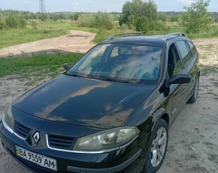 Черный Рено Лагуна, объемом двигателя 2 л и пробегом 140 тыс. км за 5000 $, фото 1 на Automoto.ua
