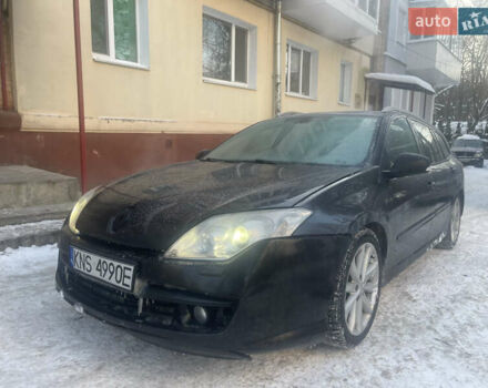 Черный Рено Лагуна, объемом двигателя 2 л и пробегом 280 тыс. км за 3950 $, фото 1 на Automoto.ua