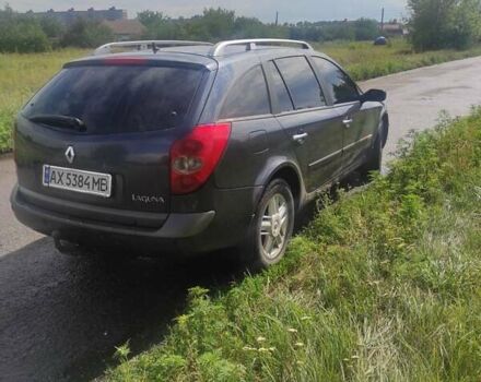 Серый Рено Лагуна, объемом двигателя 3 л и пробегом 230 тыс. км за 4700 $, фото 1 на Automoto.ua