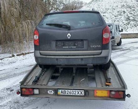 Серый Рено Лагуна, объемом двигателя 2 л и пробегом 184 тыс. км за 4500 $, фото 3 на Automoto.ua