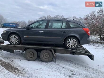 Серый Рено Лагуна, объемом двигателя 2 л и пробегом 184 тыс. км за 4500 $, фото 1 на Automoto.ua