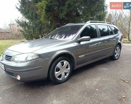 Серый Рено Лагуна, объемом двигателя 2 л и пробегом 232 тыс. км за 5350 $, фото 1 на Automoto.ua