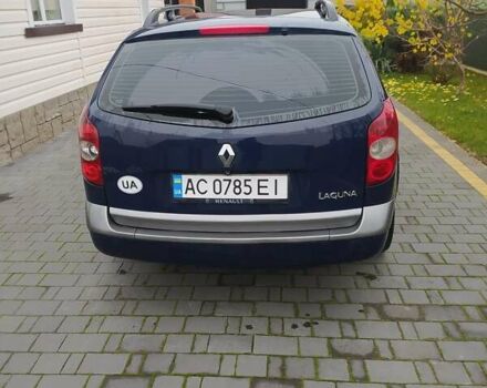 Синий Рено Лагуна, объемом двигателя 1.87 л и пробегом 360 тыс. км за 3800 $, фото 3 на Automoto.ua