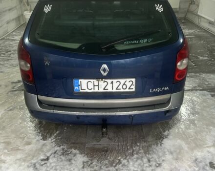 Синий Рено Лагуна, объемом двигателя 1.9 л и пробегом 344 тыс. км за 1450 $, фото 3 на Automoto.ua