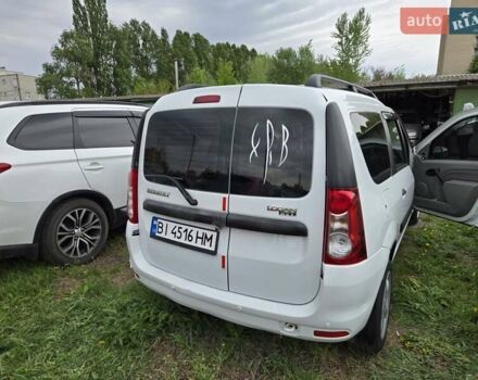 Білий Рено Логан МСВ, об'ємом двигуна 1.6 л та пробігом 160 тис. км за 6000 $, фото 14 на Automoto.ua